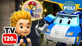 Miniature : Faire du Vélo en Sécurité│Classe de Sécurité POLI│Sécurité à Vélo│Dessin Animé│Robocar POLI télé