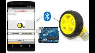 Miniature : Commande d'un moteur DC avec Arduino UNO par Bluetooth