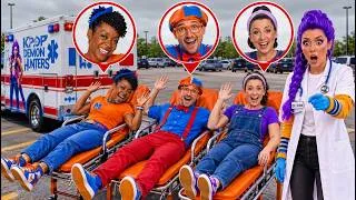 Miniature : RUMI DOCTEUR SOIGNE BLIPPI MEEKAH ET MS RACHEL à L'HOPITAL !! RUMI KPOP DEMON HUNTER DOCTEUR !