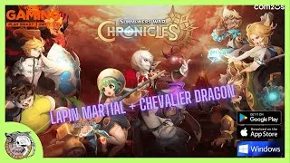 Miniature : Summoners War: Chronicles FR Lapin Martial + chevalier dragon