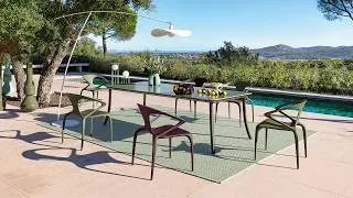 Miniature : Catalina table de repas, design Stephen Burks