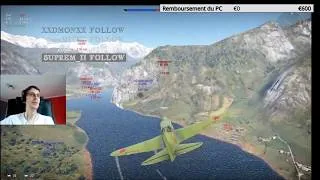 Miniature : rediffusion du 14-07 War thunder avions URSS et chars américains et allemands