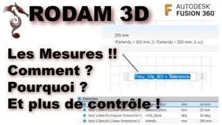 Miniature : Fusion 360 Tous sur les mesures et plus (Français, Québec)
