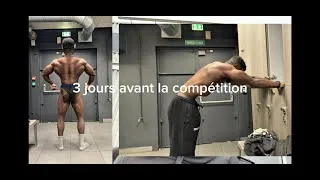 Miniature : 3 jours avant la compétition - Check in avec mon coach @theprepdad et ma diète à 1400 calories