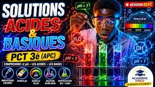 Miniature : Cours de PCT 3ème (APC) : Solutions acides et basiques #SolutionsAcidesEtBasiques #pH