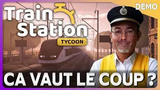 Miniature : Ce jeu de gestion de gare vaut-il le coup ? | Train Station Tycoon Demo (Gameplay FR)