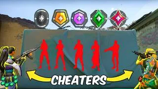 Miniature : 2 WALLHACKERS contre CHAQUE RANK de VALORANT !