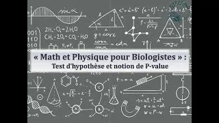 Miniature : Statistiques de base pour Biologistes II : Le test d'hypothèse et la notion de P-value