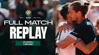 Miniature : Zverev vs Mensik | Full match | Roland-Garros semi-final 2026