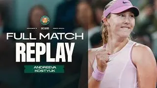 Miniature : Andreeva vs Kostyuk | Full match | Roland-Garros semi-final 2026