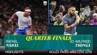 Miniature : Nadal vs Tsonga 2019 Extended Highlights | Rolex Paris Masters