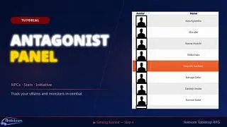 Miniature : Antagonist Panel : All features