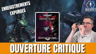 Miniature : OC - Wrath & Glory : Enregistrements Expurgés (Warhammer 40k JDR)