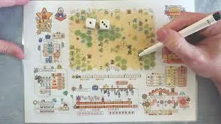 Miniature : Legend Seeker - pnp - roll and write - partie walkthrough fr