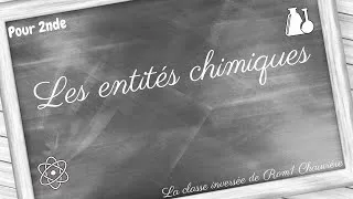 Miniature : Les entités chimiques