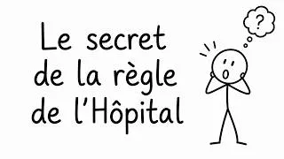 Miniature : Pourquoi la règle de l'Hôpital marche-t-elle ?