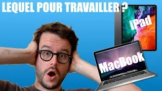 Miniature : IPAD PRO ou MACBOOK PRO : Lequel choisir pour TRAVAILLER ??