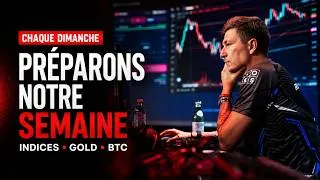 Miniature : Préparons notre semaine de trading | Indices, Gold, Pétrole, Bitcoin
