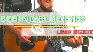 Miniature : Behind Blue Eyes (version Limp Bizkit) - Morceau parfait pour travailler l'arpège au mediator !
