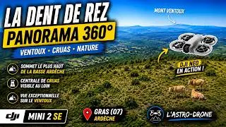 Miniature : 👉 La Dent de Rez en drone 🚁 | Panorama 360° + Ventoux & centrale de Cruas (DJI Mini 2 SE)