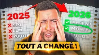 Miniature : SEO 2026 : Les SEULES Stratégies qui Fonctionnent Encore 🔍 (Monétisation, Backlinks, YouTube, ...)