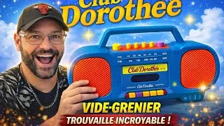Miniature : Vide grenier Hornu .. radio cassette Club Dorothee une trouvaille.. un miracle ... #clubdorothee 