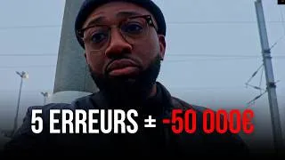 Miniature : 5 erreurs qui peuvent te coûter 50 000 €