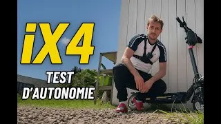 Miniature : iX4 Trottinette : Jusqu’où elle va à fond ? Test Vitesse & Autonomie !