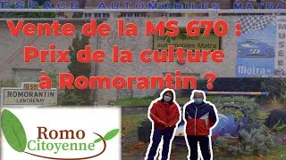 Miniature : Vente de la #MS670 :  prix de la #culture à #Romorantin ? #Matra