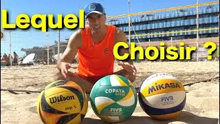 Miniature : Quel ballon de beach volley acheter ? Test comparatif Wilson Optx Avp, Mikasa BV550C et Copaya BV900