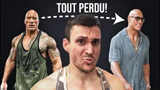 Miniature : “The Rock” a perdu tous ses muscles…Et c’est grave pour lui.
