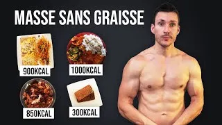 Miniature : Ces 4 repas m'ont fait gagner +3kg de muscle : Je montre tout.
