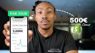 Miniature : De 500 € à 3 000 € par jour avec ma boutique Shopify en dropshipping
