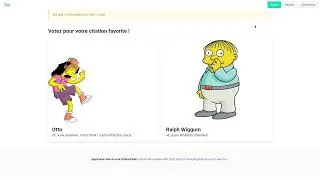 Miniature : WebIHM@UNC - application Python/Flask de vote