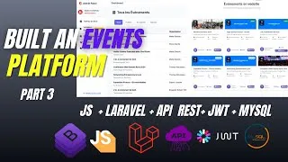 Miniature : Tutoriel Complet: Créer EventHub avec Laravel, API REST & Javascript Projet Réel | Part 3