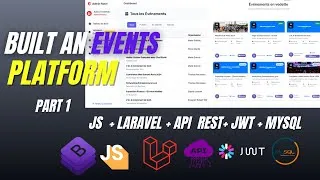 Miniature : Tutoriel Complet: Créer une EventHub avec Laravel, API REST & Javascript (Projet Réel) | Part 1