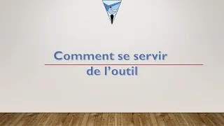 Miniature : 5.5 Comment se servir de l'outil