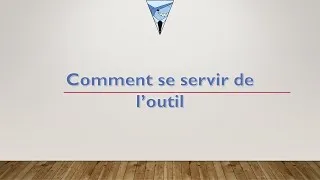 Miniature : 4.5 Comment se servir de l'outil