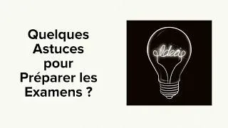 Miniature : Comment préparer les examens ?