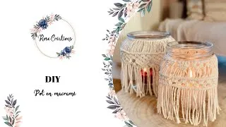 Miniature : DIY - Tuto - Pot en macramé