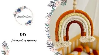 Miniature : DIY - Tuto - Arc en ciel en macramé