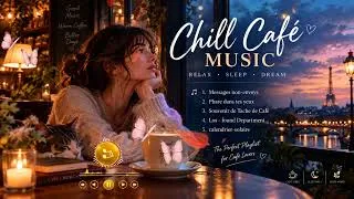 Miniature : ☕ CHILL CAFÉ MUSIC ✨ Relax, Sleep & Dream | Cozy Parisian Café Ambience
