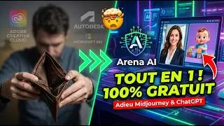 Miniature : Arrêtez de payer pour l'IA ! Cet outil 100% GRATUIT fait TOUT (Images, Vidéos, Code) 🤯
