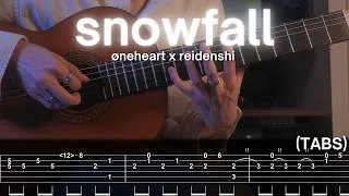 Miniature : snowfall (øneheart x reidenshi) - Fingerstyle Guitar Cover (TAB)
