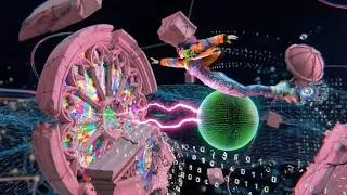 Miniature : AI Art. Pink Gothic Glitched Cosmos. Saga Act 2