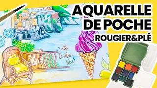 Miniature : Peindre un carnet de voyage avec l'aquarelle de poche Rougier&Plé