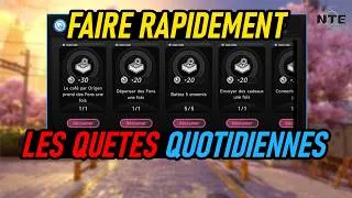 Miniature : FAIRE RAPIDEMENT LES QUÊTES QUOTIDIENNES - #NTE #NTEcreator
