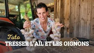 Miniature : TUTO - Tresser l’ail et les oignons pour les conserver🧄