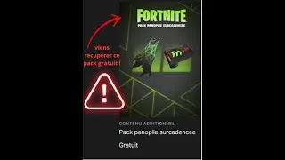 Miniature : CE PACK EST GRATUIT DEPECHE TOI DE LE RECUPERER ! *Tuto* FORTNITE