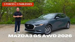 Miniature : Mazda3 GS AWD 2026 : 3 forces et 3 faiblesses